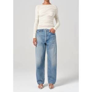Agolde Light Blue Straight Leg Jeans